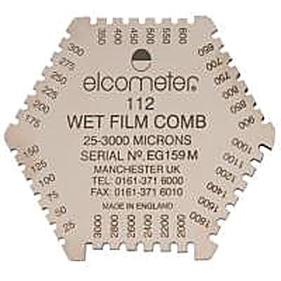 Elcometer 112AL Punched Hexagonal Wet Film Combs
