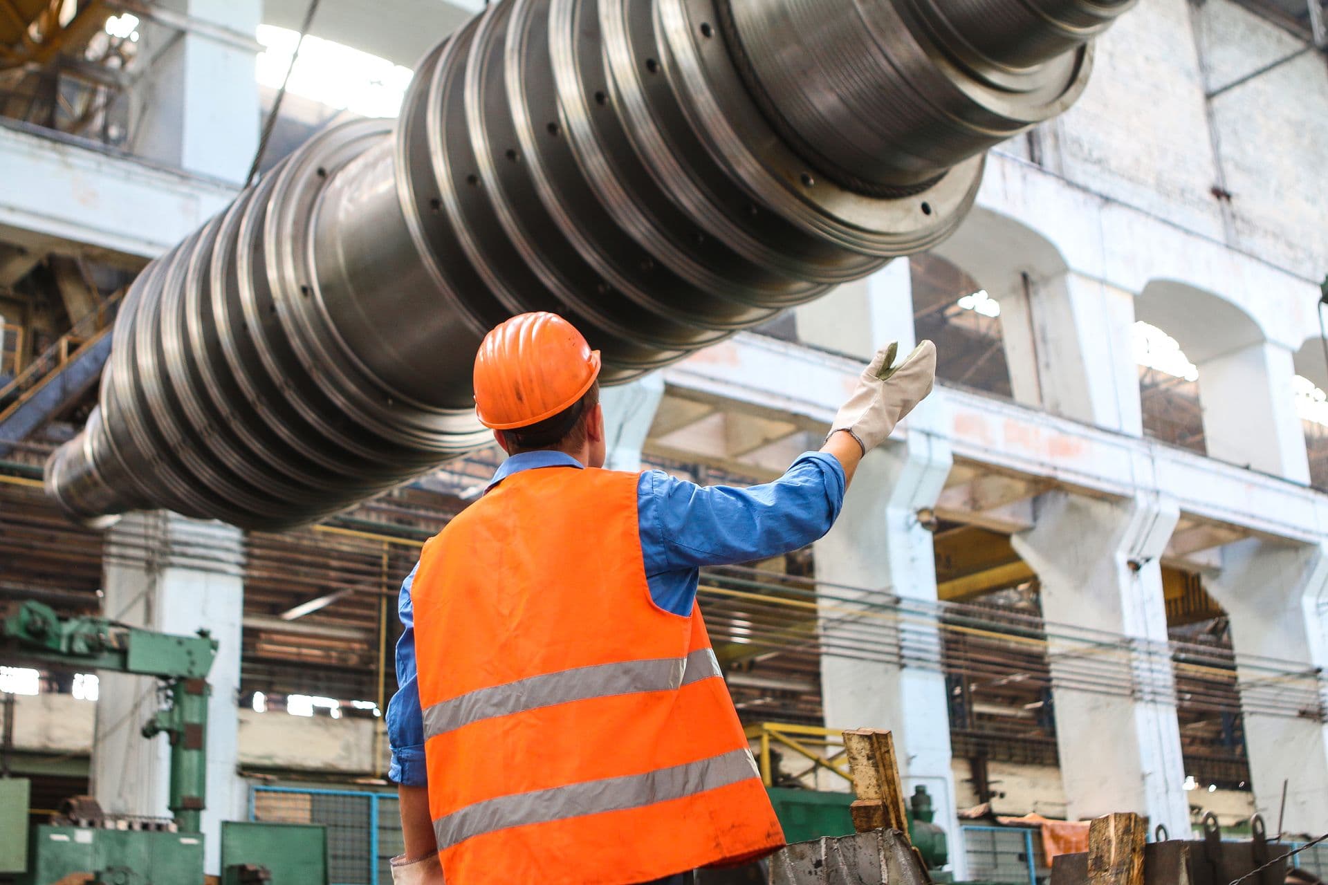 Shipyard crane - typical BAMR inspection environment